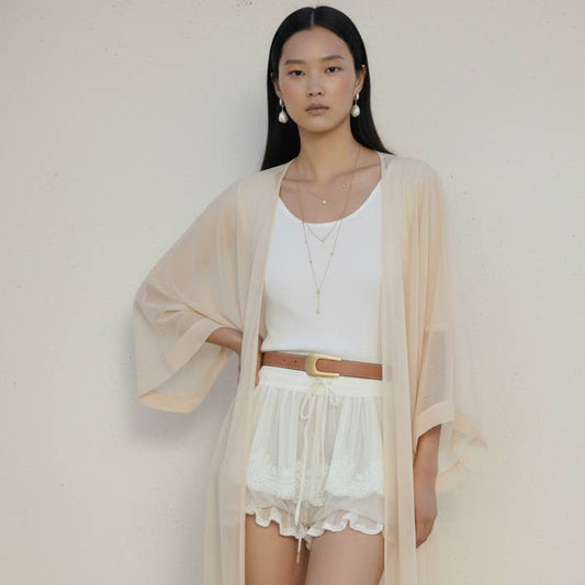 Reversible Leather Belt-Tan