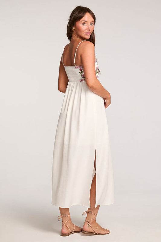 Enzzo Midi Dress-Salt