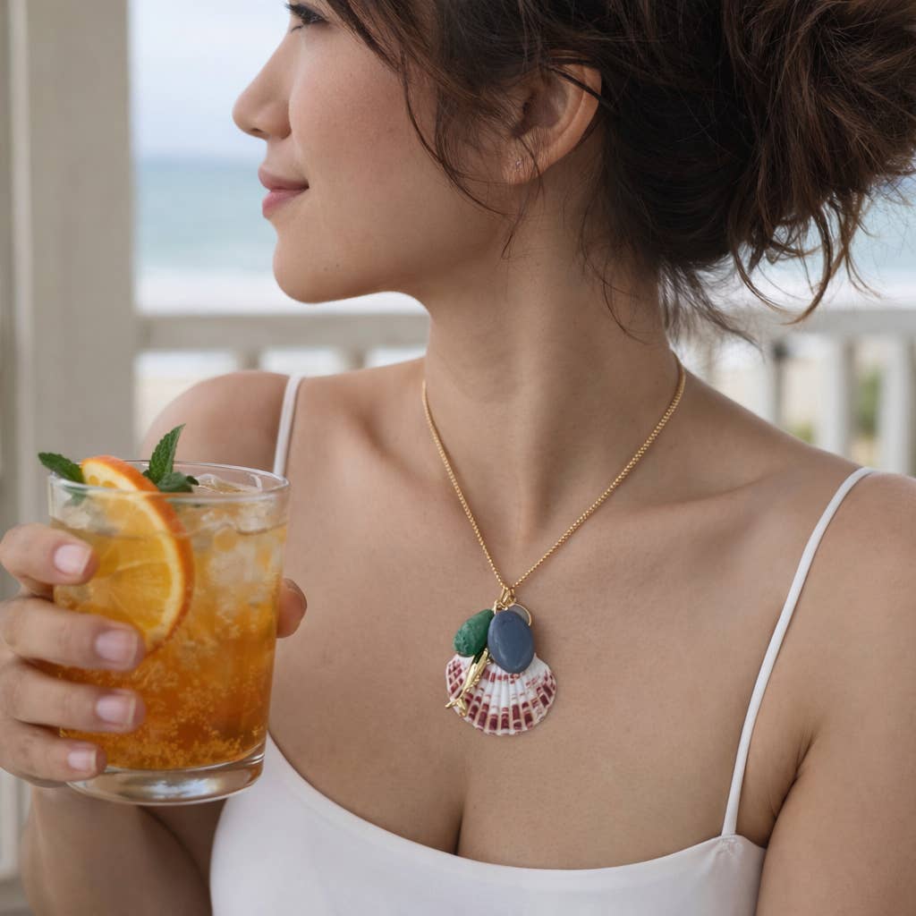Coastal Charm Shell Necklace