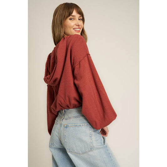 Samson Bubble V-Neck Hoodie