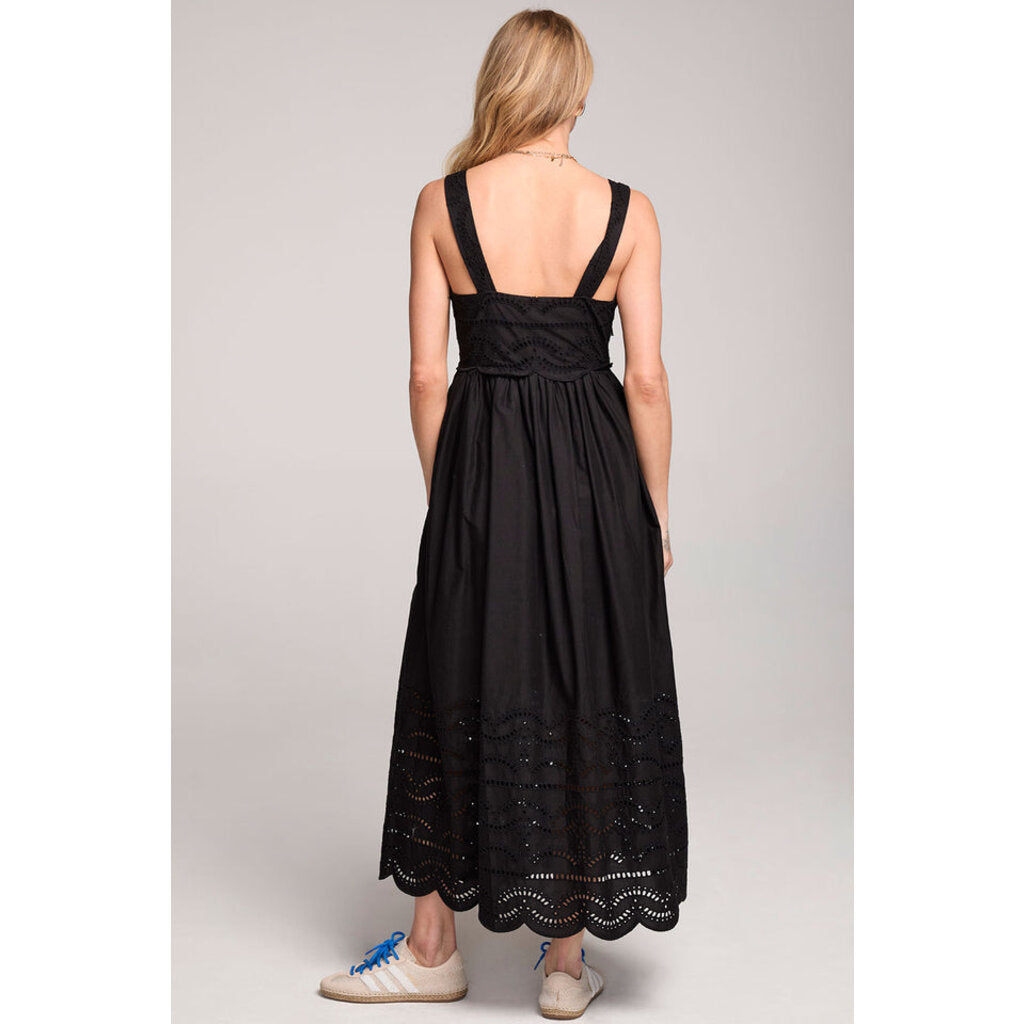 Avelina Midi Dress Black