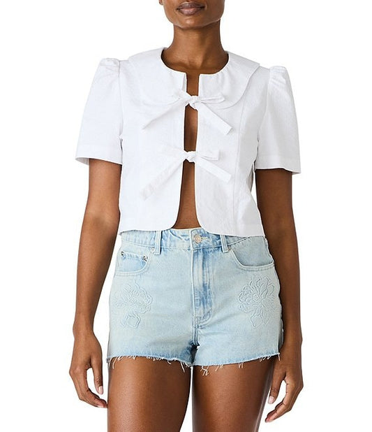 Barrette Top-White