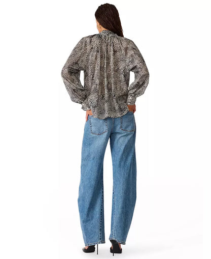 Violette Top-Leopard