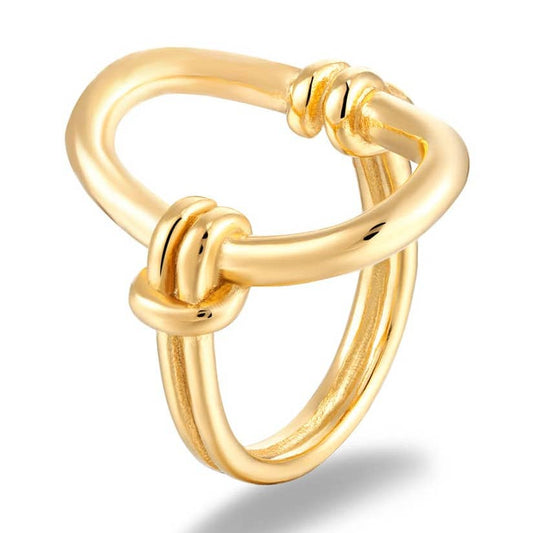 Cameron Statement Ring-Gold