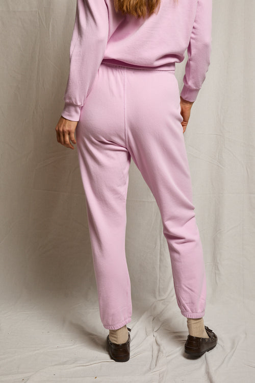 French Terry Easy Sweatpant-Sugar Pink