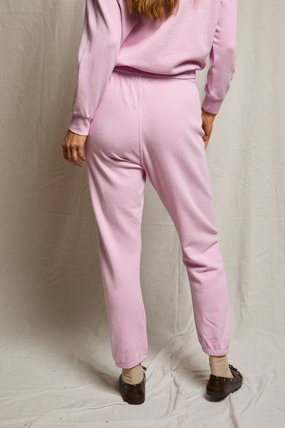 French Terry Easy Sweatpant-Sugar Pink