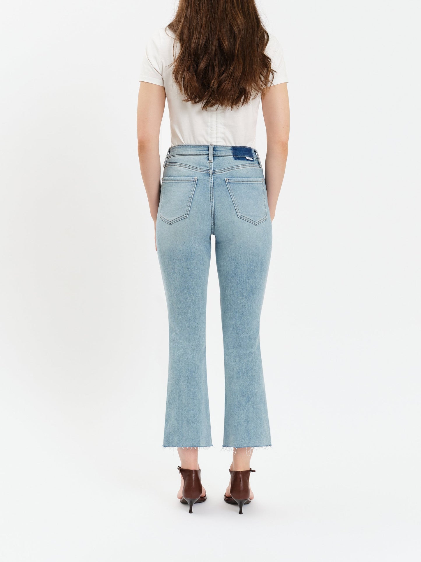 Shy Girl High Rise Crop Flare-Newlight
