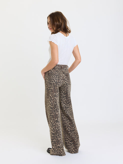 Far Out High Rise Wide Leg-Cool Cat