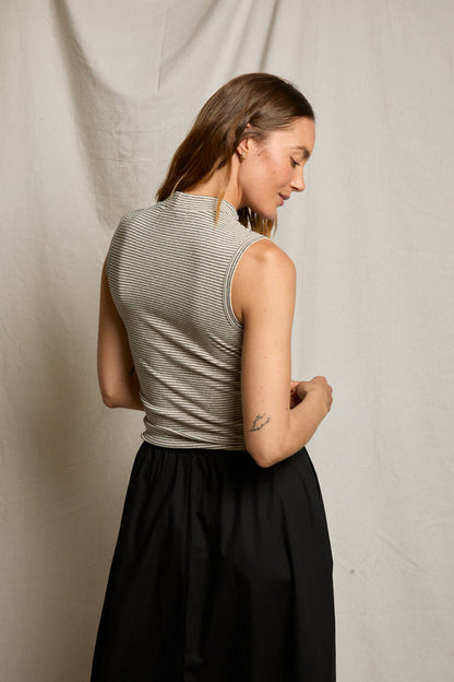 Mel Luxe Mockneck Tank