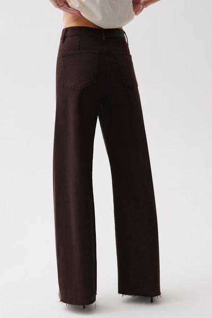 Penny High Rise Wide Leg - Mocha