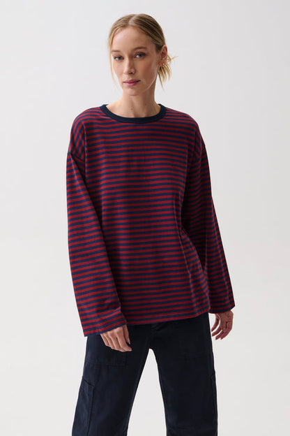 Reena Long Sleeve Oversized Tee