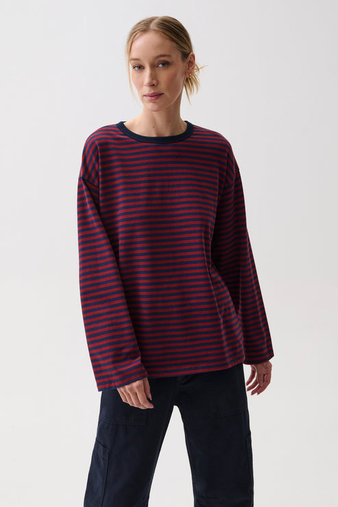 Reena Long Sleeve Oversized Tee
