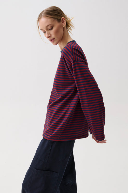 Reena Long Sleeve Oversized Tee