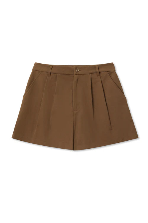 Mei Twill Shorts-Mocha