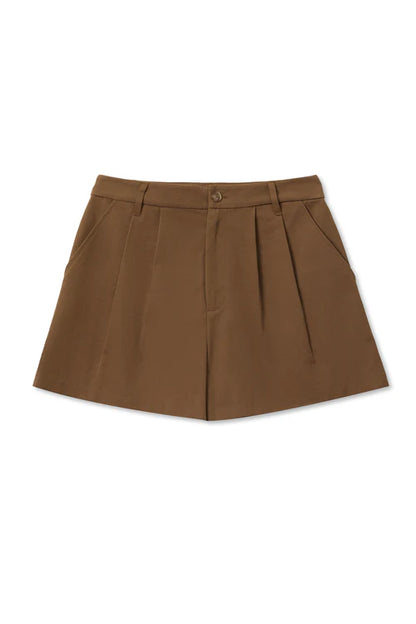 Mei Twill Shorts-Mocha