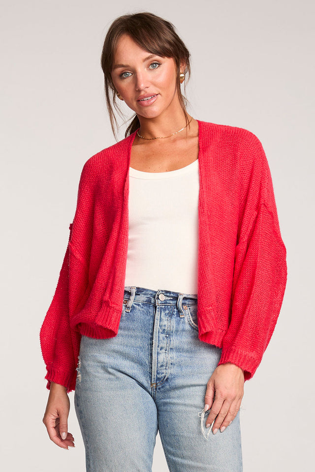 Aden Sweater-Vintage Red