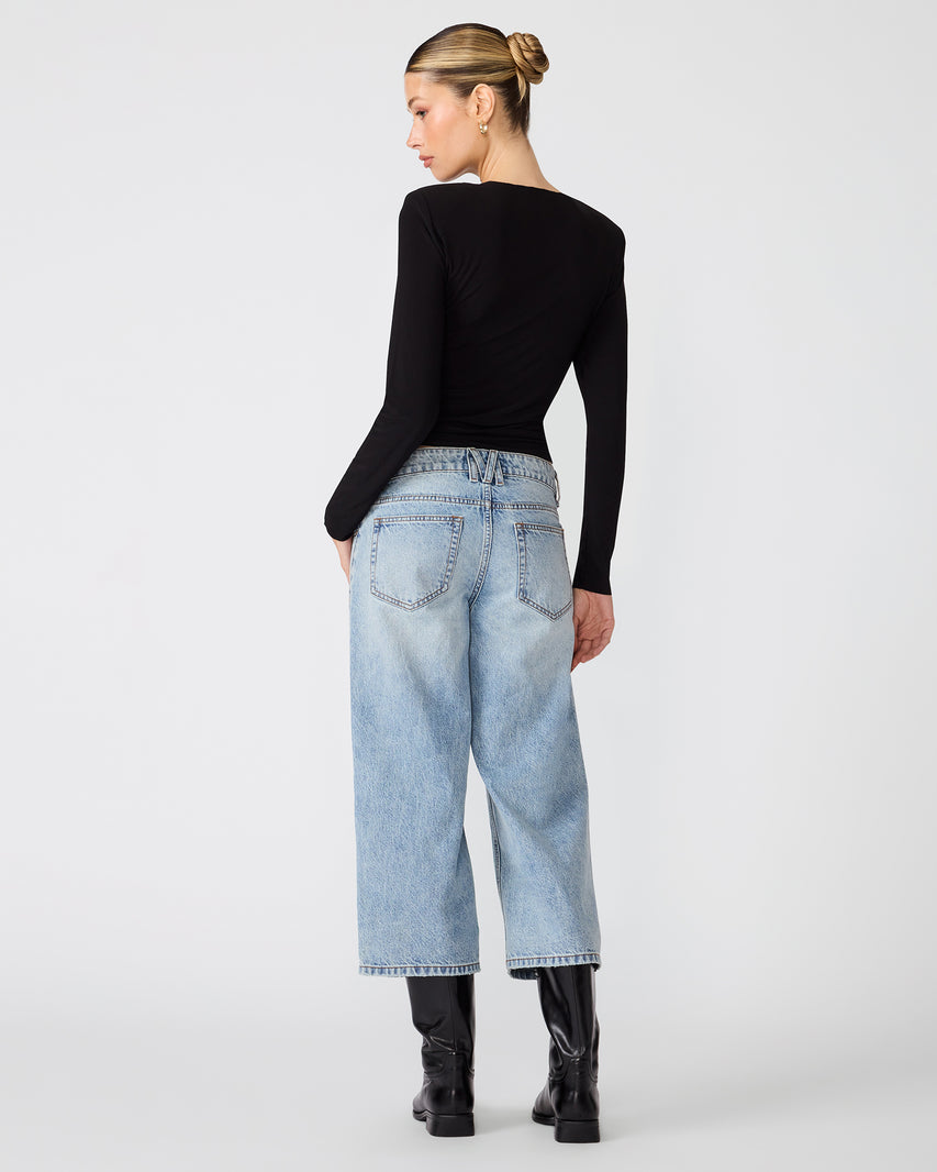 Seline Knit Top-Black