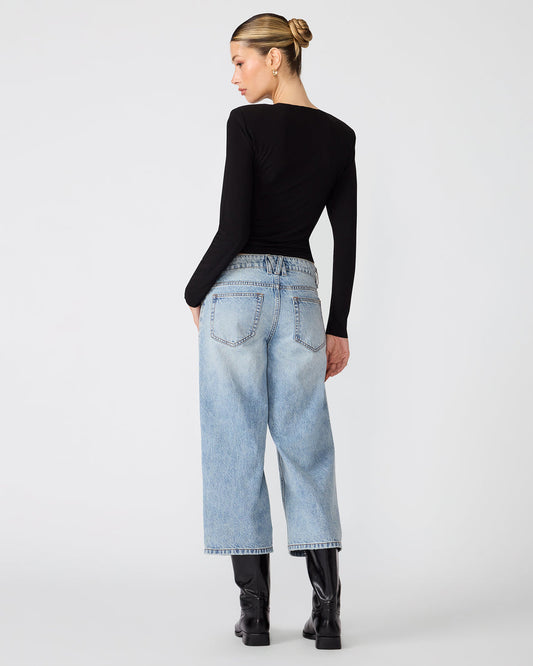 Seline Knit Top-Black