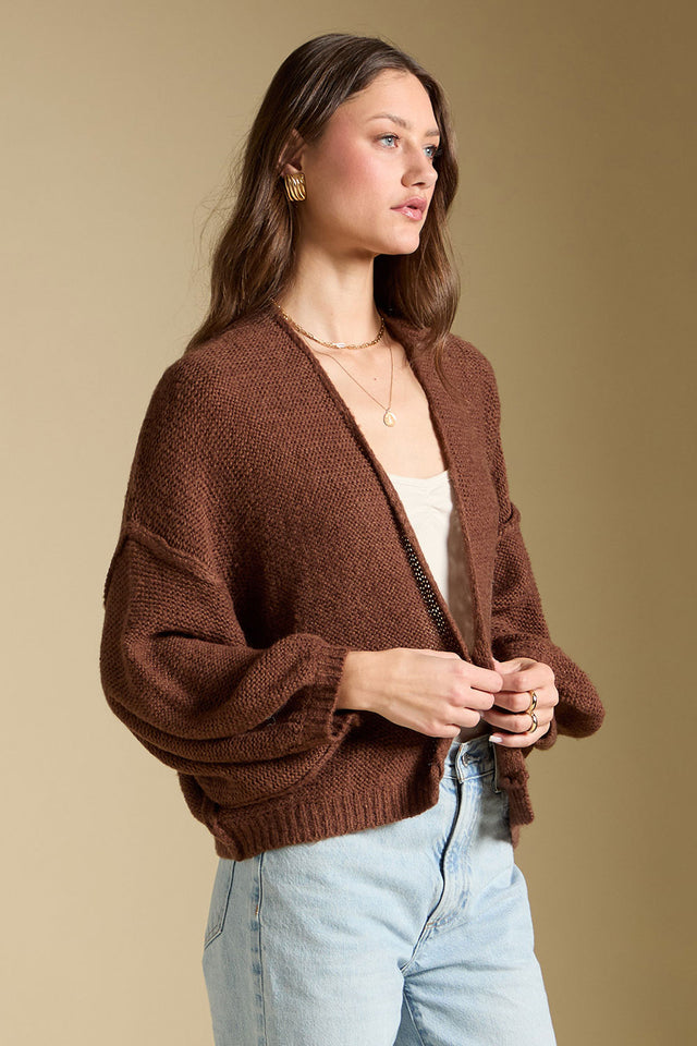 Aden Sweater-Chocolate