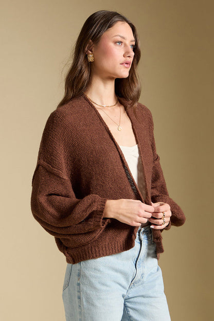 Aden Sweater-Chocolate