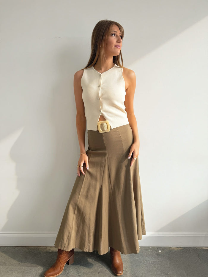 Clouet Skirt-Toast