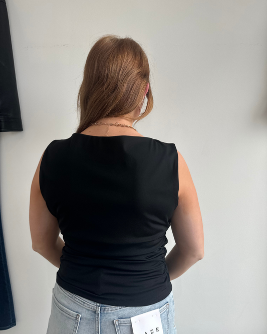 Adair Knit Top-Black