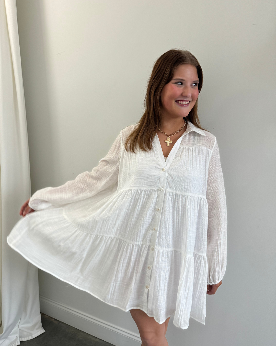 Gomera Dress-Off White