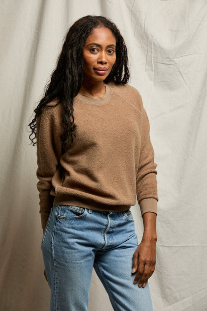 Ziggy Fleece Crewneck-Mocha
