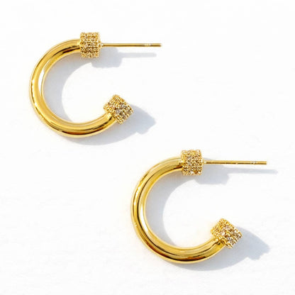 Simply Aiden Hoop Earrings
