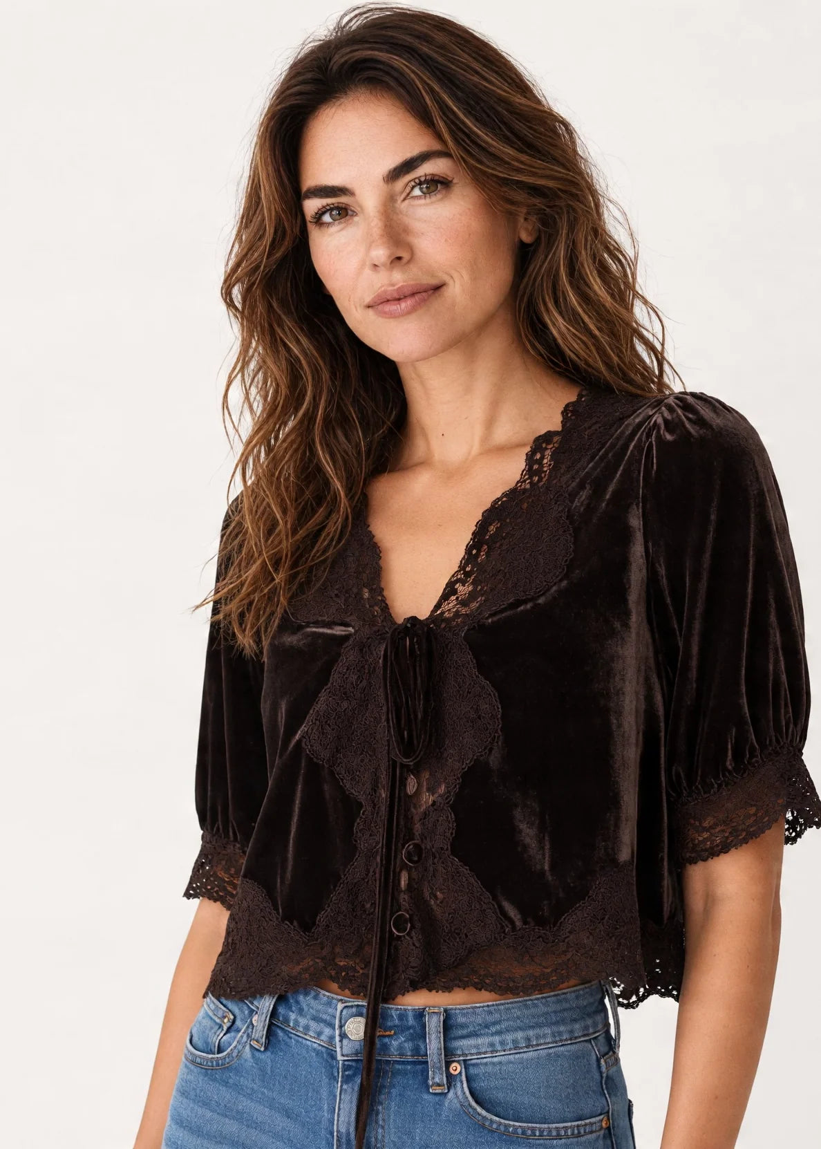 Dorothie Top-Dark Toffee