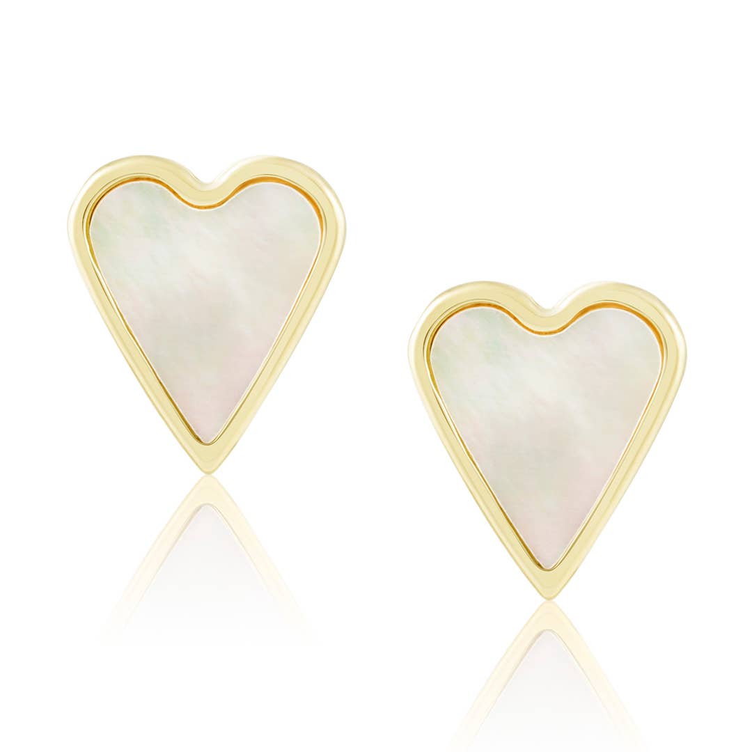Aubrey Heart Studs
