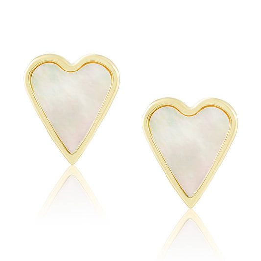 Aubrey Heart Studs