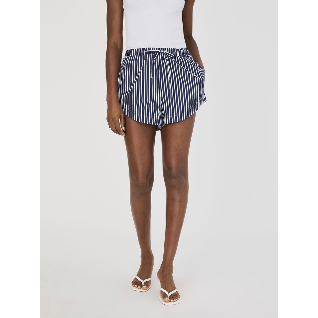 Alexis Cotton Drawstring Short Marine S