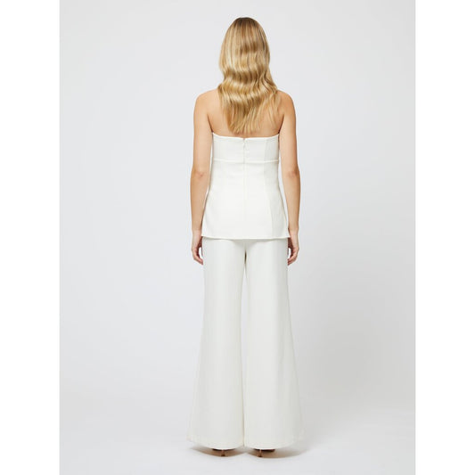 Azra Twill Strapless Top