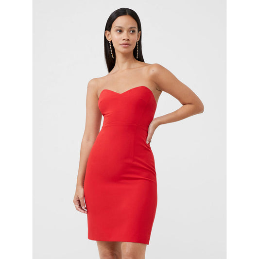 Echo Crepe Midi Scarlet