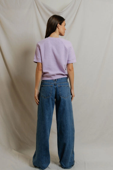 Kennedy Fleece Short Sleeve-Ultraviolet