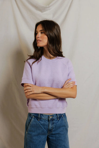Kennedy Fleece Short Sleeve-Ultraviolet