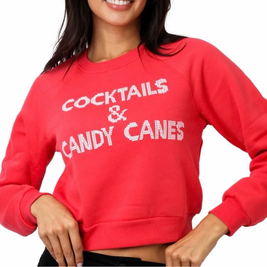 Cocktails & Candy Canes Sweatshirt