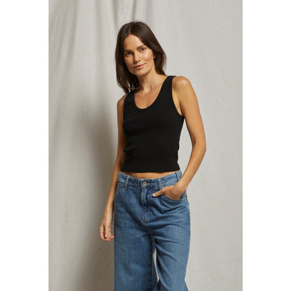 Blondie Tank - TRUE BLACK