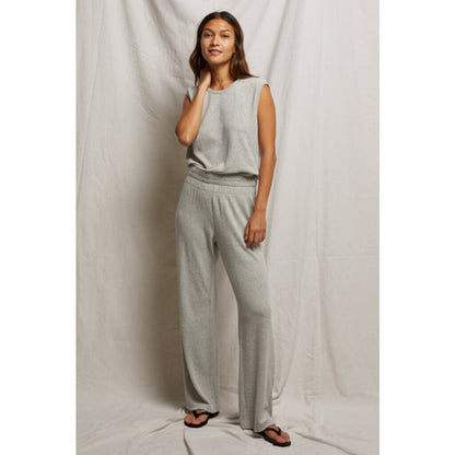 Ellie Loop Terry Tank Heather Grey