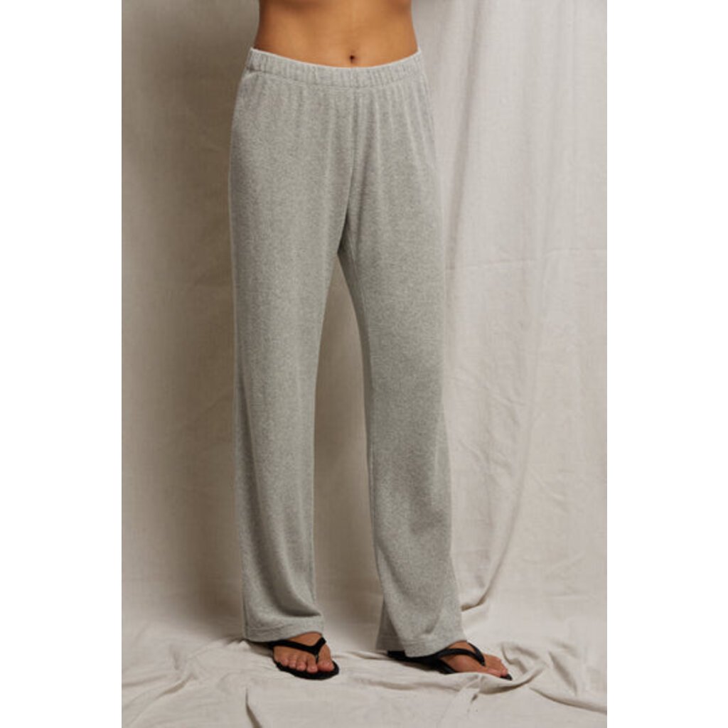 Katie Loop Terry Pants  Heather Grey M