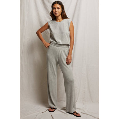 Katie Loop Terry Pants  Heather Grey M