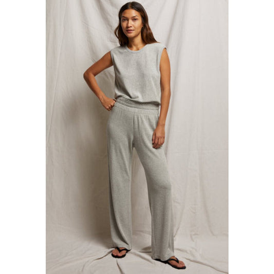 Katie Loop Terry Pants  Heather Grey M