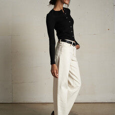 Maureen - Luxe Rib Fitted Cardigan