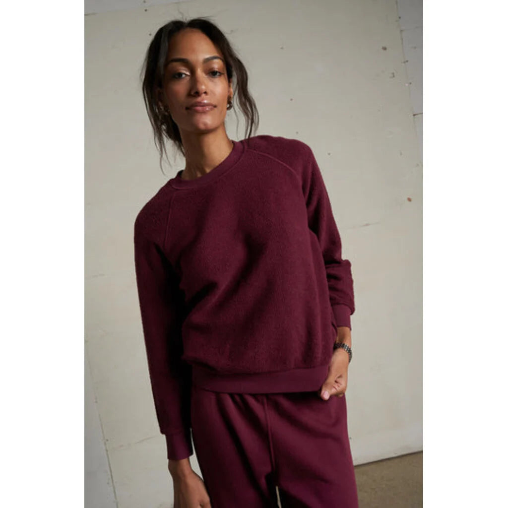 Ziggy Crewneck Sweatshirt - Dark Burgundy