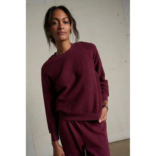 Ziggy Crewneck Sweatshirt - Dark Burgundy
