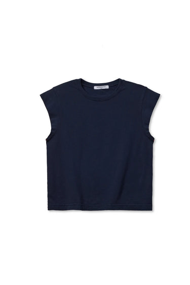 Porter Cotton Tee-Navy