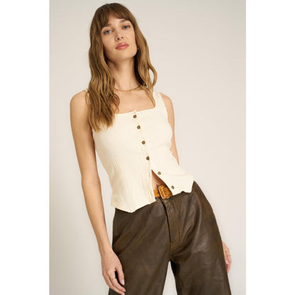 Khara Button Front Vest