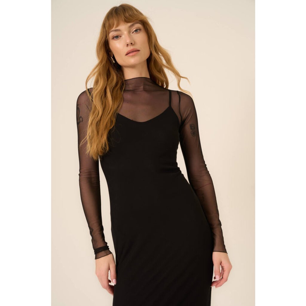 Shibon Layered Mesh Dress