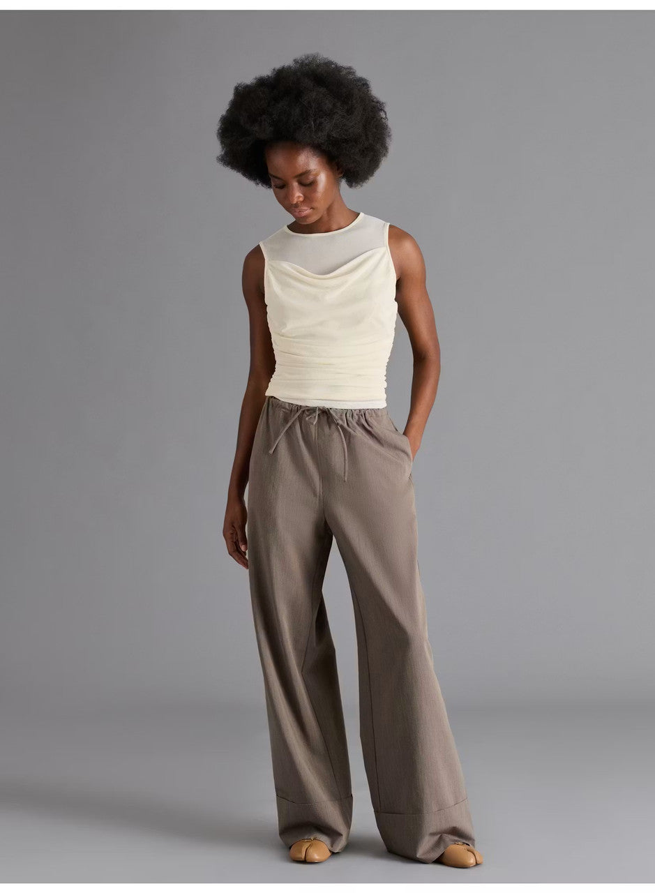 Roman Knit Top-Cream